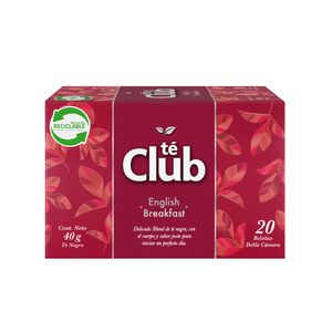 Té Club English Breakfast 20bls 40 g