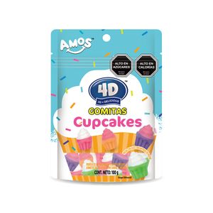 Gomitas con forma de Cupcakes Amos 100 g