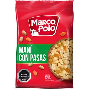 Mani con Pasas Marcopolo 350 g