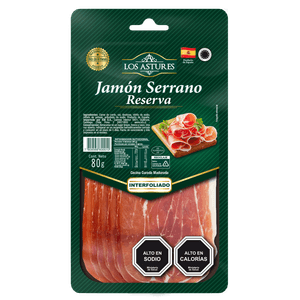 Jamón Serrano Lonchado Los Astures 80 g