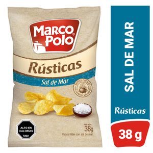 Papas Fritas Rusticas Sal de Mar Marcopolo 38 g