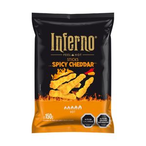 Palitos Spicy Cheddar Inferno 150 g