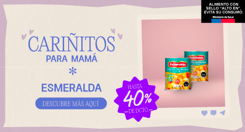 Oferta Conservas Esmeralda para  disfrutar con mamá Descúbrela aquí
